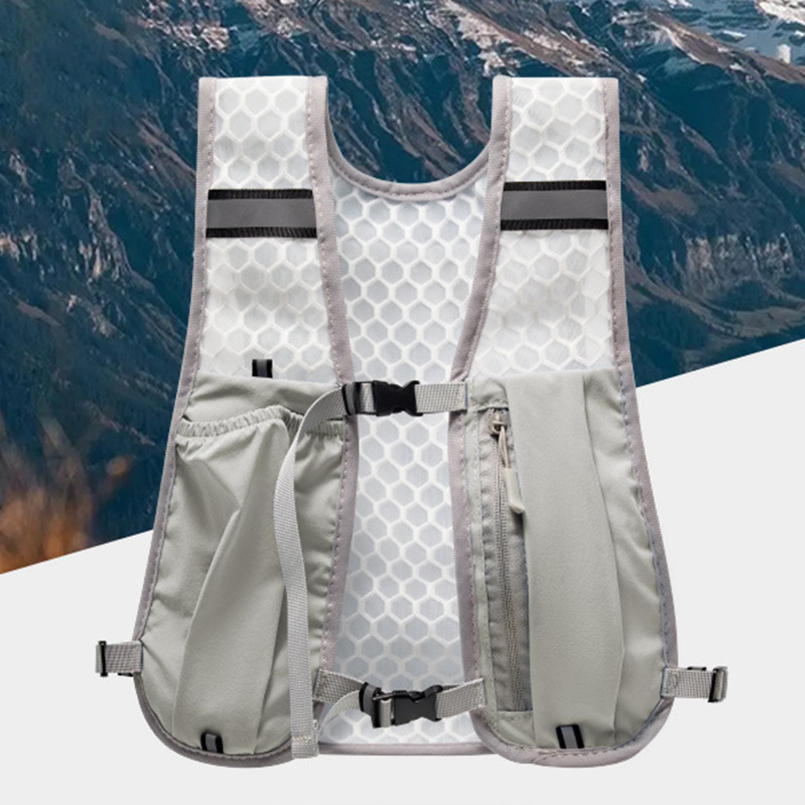Reflective Running Gear Vest - 반사 기능 수분 보충 조끼형 배낭