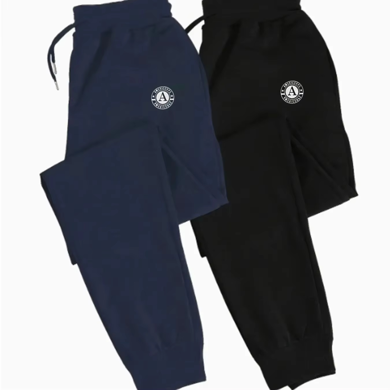 Running Gear Winter - 2개 세트 남성 캐주얼 조거 팬츠