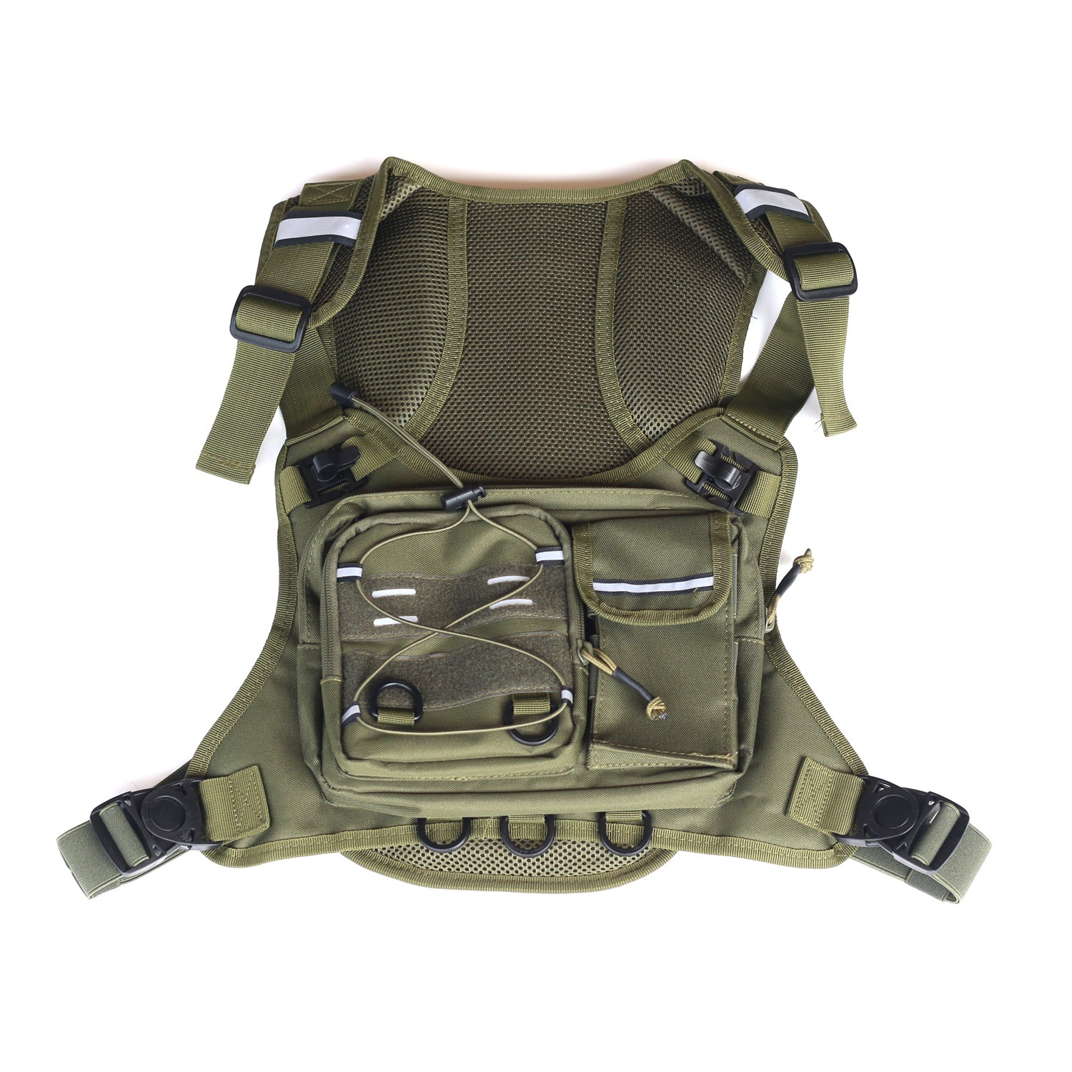 전술 조끼 가슴 가방 경량 조절 가능 기어 홀스터 반사 - Reflective Running Gear Vest 리뷰 및 가격