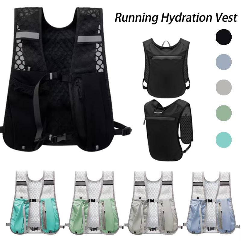 경량 반사 러닝 하이드레이션 조끼 물병 가슴팩 휴대폰  - Reflective Running Gear Vest 리뷰 및 가격