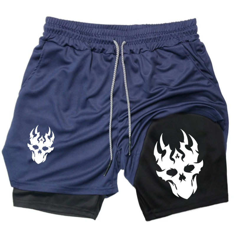 멋진 프린트 남성용 여름 퀵 드라이 이중 레이어 운동  - Running Gear Cool 리뷰 및 가격