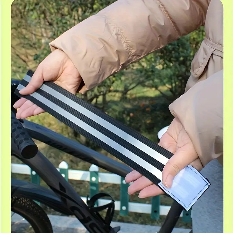 자전거 반사 레그 스트랩 2개 - 산악 자전거 바지 커 - Running Gear Parts 리뷰 및 가격