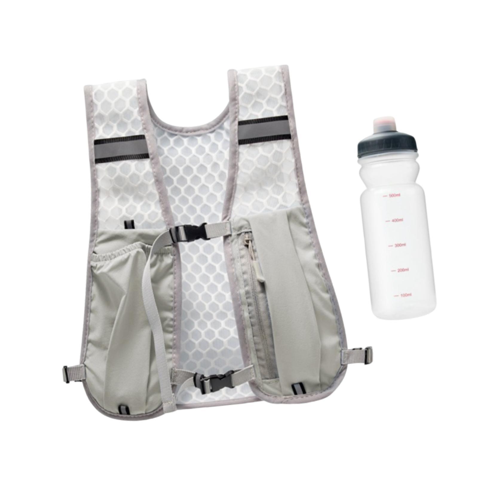 반사 기능 수분 보충 조끼형 배낭 물병 주머니 통기성  - Reflective Running Gear Vest 리뷰 및 가격