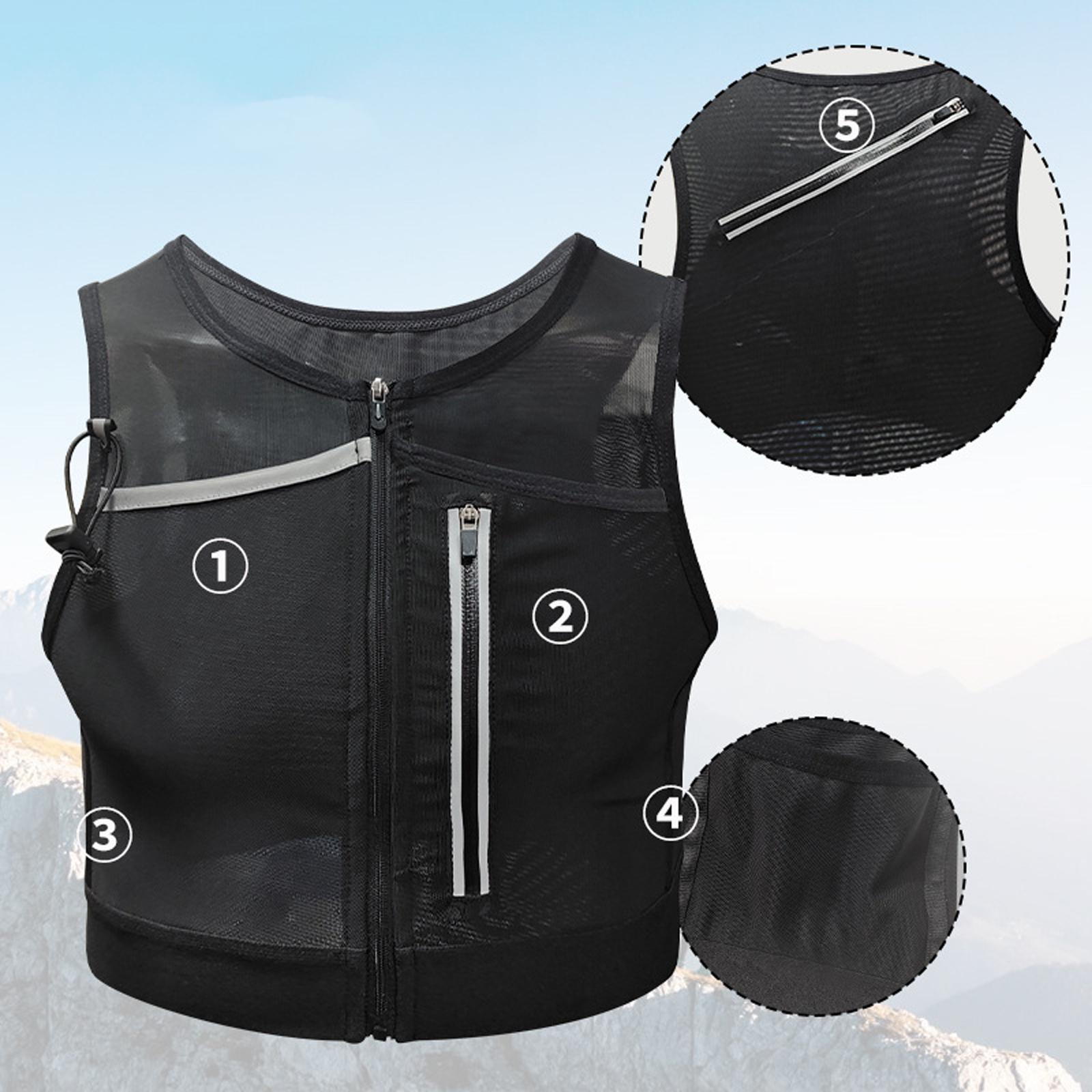 러닝 조끼 가방 가슴 팩 사이클링 야간 걷기를 위한 반 - Reflective Running Jacket 리뷰 및 가격
