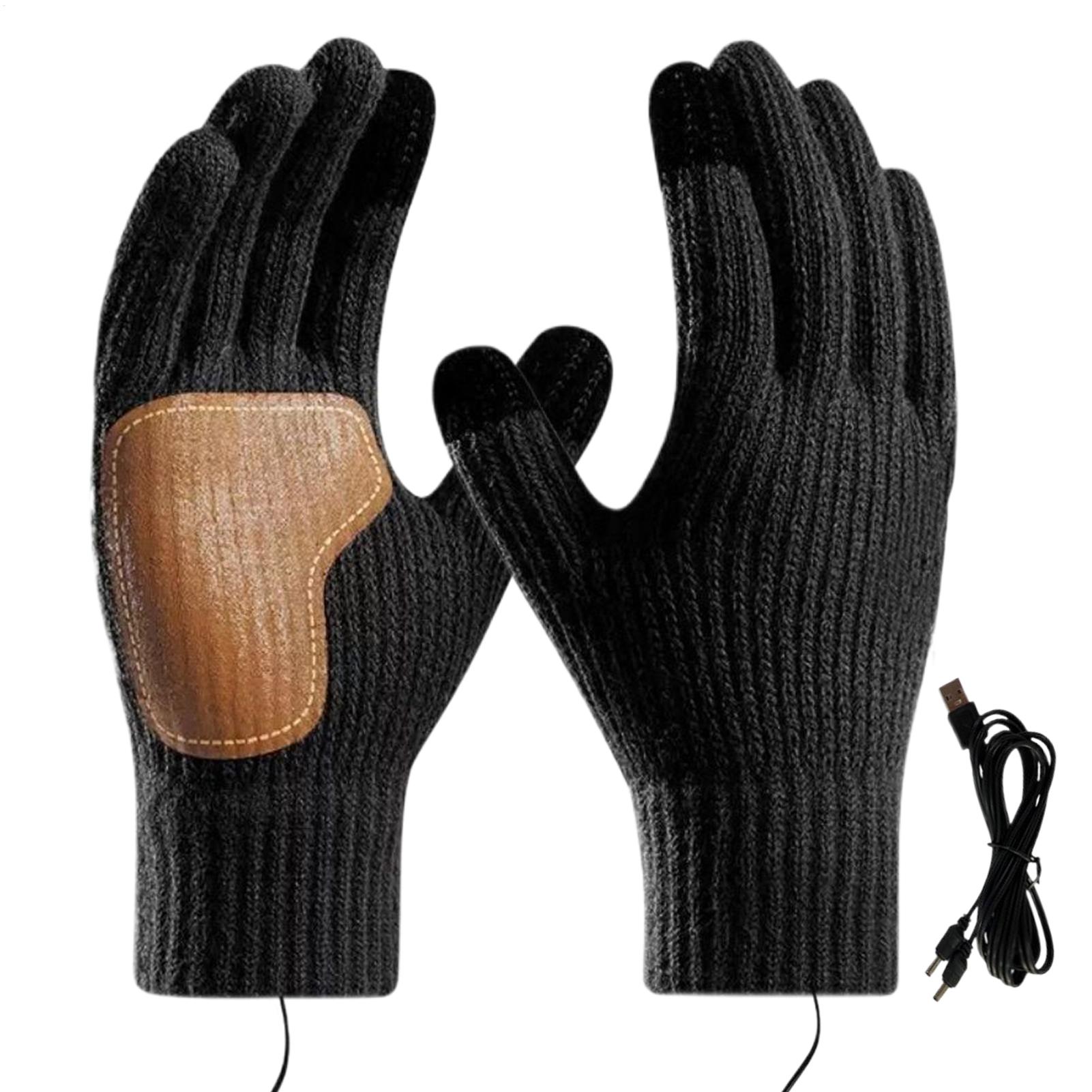 터치스크린 기능이 있는 USB 가열 장갑, 스키 달리기 - Running Gear Cold Weather Men 리뷰 및 가격
