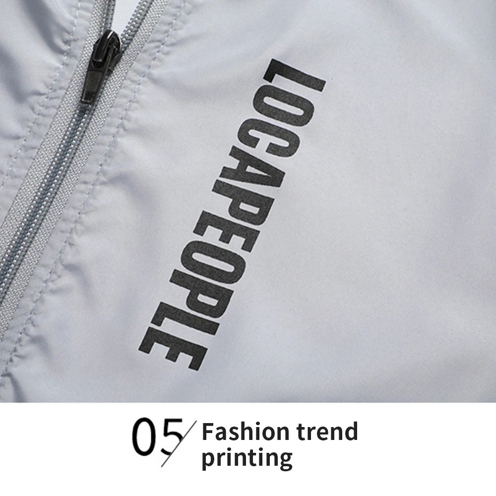 남성용 후드형 자외선 차단 재킷, 가벼운 아웃도어 윈드 - Reflective Running Jacket 리뷰 및 가격