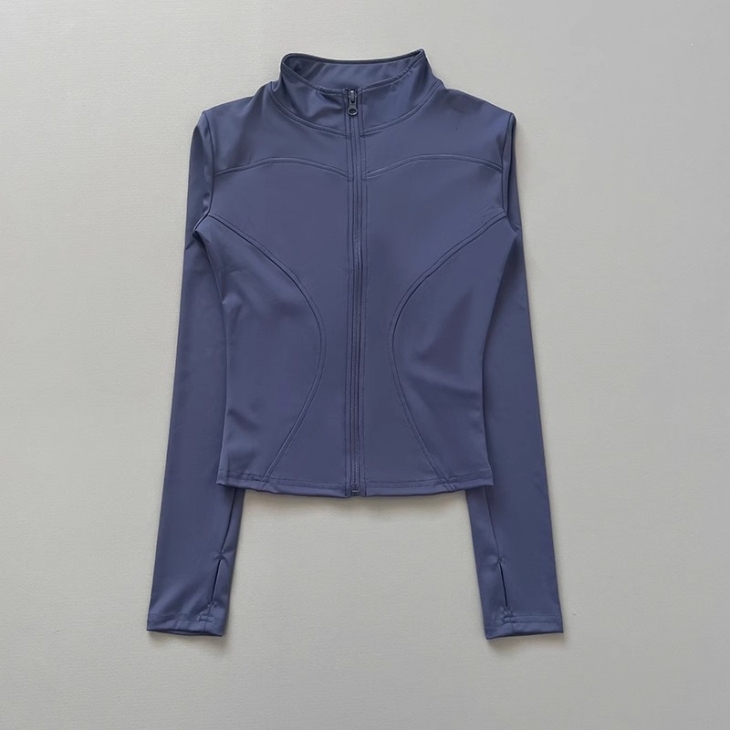 여성용 운동 재킷 스트레치 장착 지퍼 앞 긴 소매 달리 - Reflective Running Jacket 리뷰 및 가격