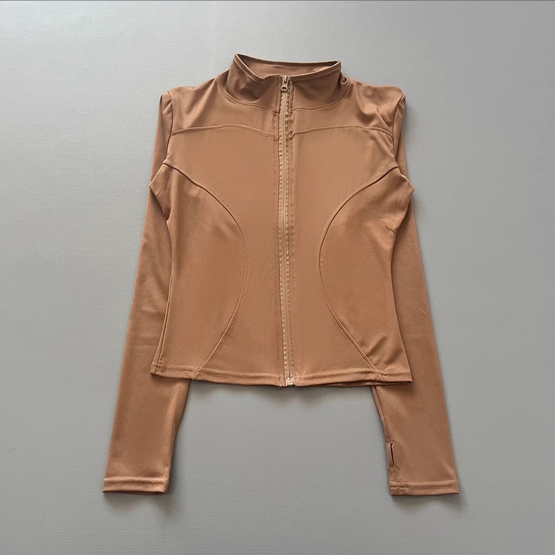 여성용 운동 재킷 스트레치 장착 지퍼 앞 긴 소매 달리 - Reflective Running Jacket 리뷰 및 가격