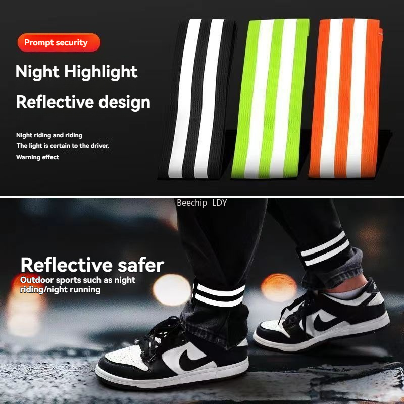 반사 자전거 바지 스트랩 야간 라이딩 게이터 (로드 바 - Running Gear Parts 리뷰 및 가격