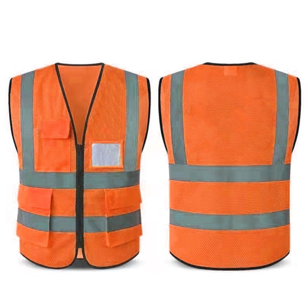 고가시성 반사 조끼 경고용 원사이즈 야외 안전복 주머니 - Reflective Running Gear Vest 리뷰 및 가격
