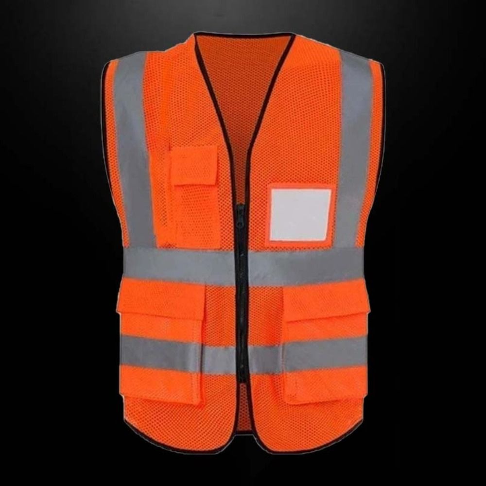 고가시성 반사 조끼 경고용 원사이즈 야외 안전복 주머니 - Reflective Running Gear Vest 리뷰 및 가격