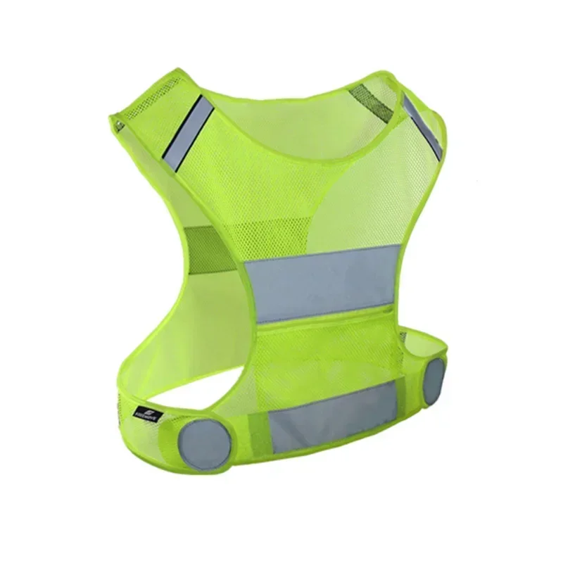 1 세트 건설 현장 야외 실행 형광 조끼 사이클링 조끼 - Reflective Running Gear Vest 리뷰 및 가격