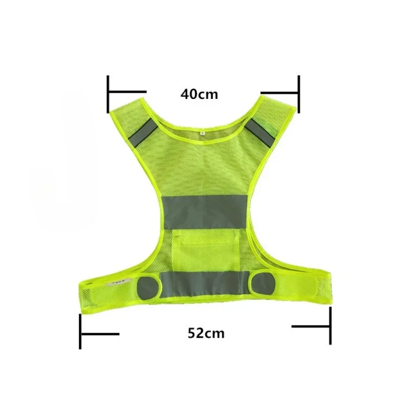1 세트 건설 현장 야외 실행 형광 조끼 사이클링 조끼 - Reflective Running Gear Vest 리뷰 및 가격